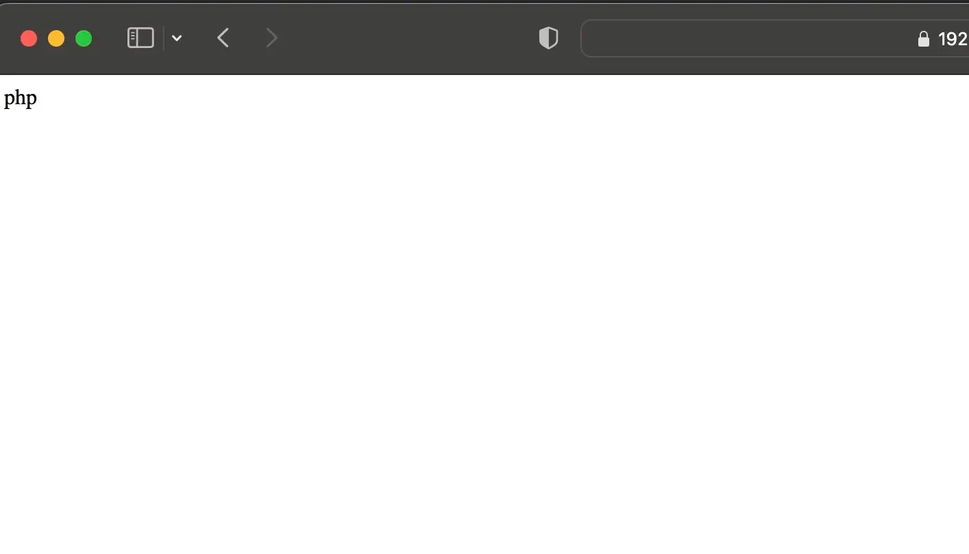 webサーバーを構築する練習