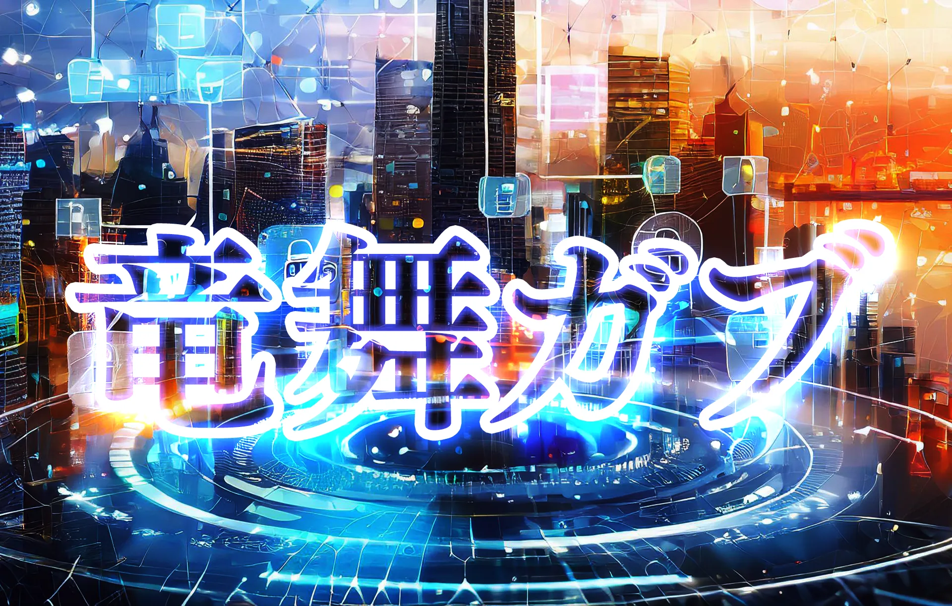 文字を光らせる練習。